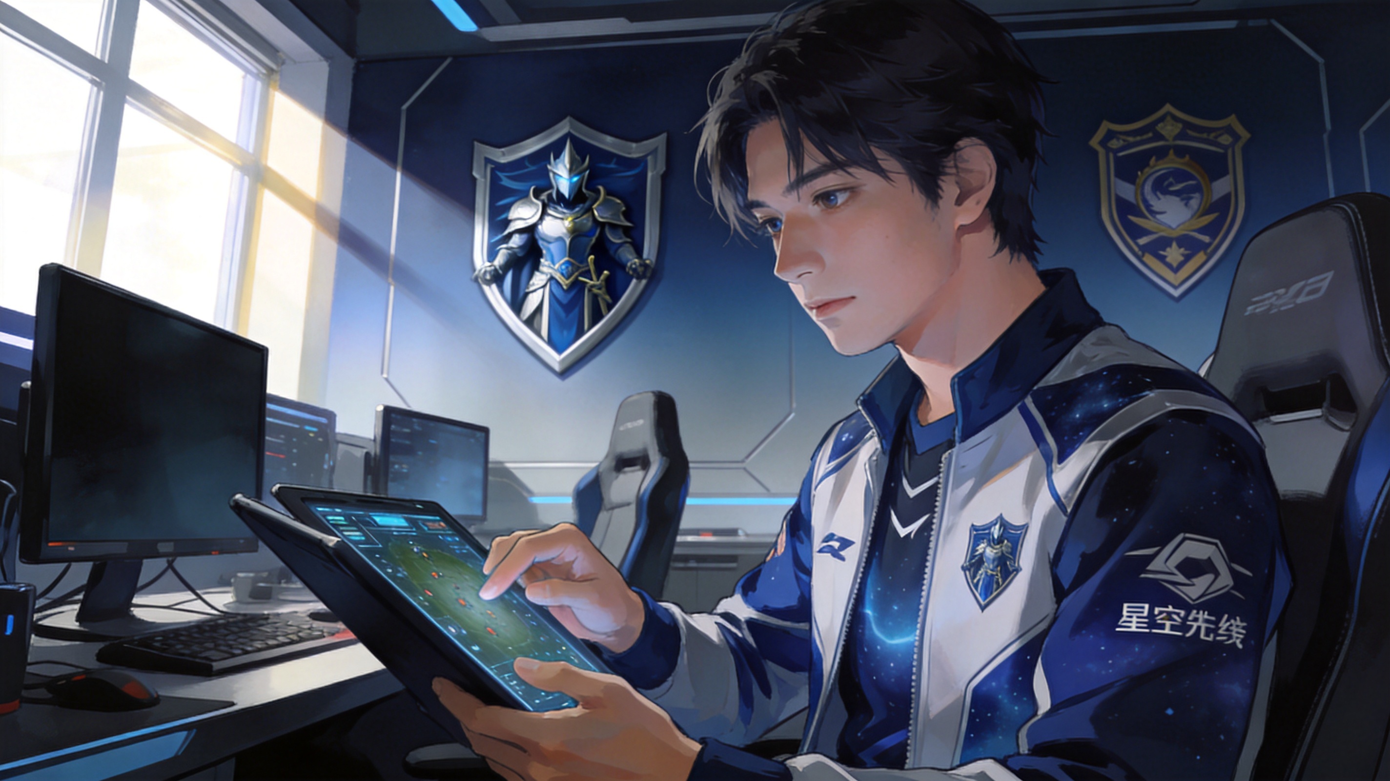 星空电竞战队先锋正在部署大龙防线